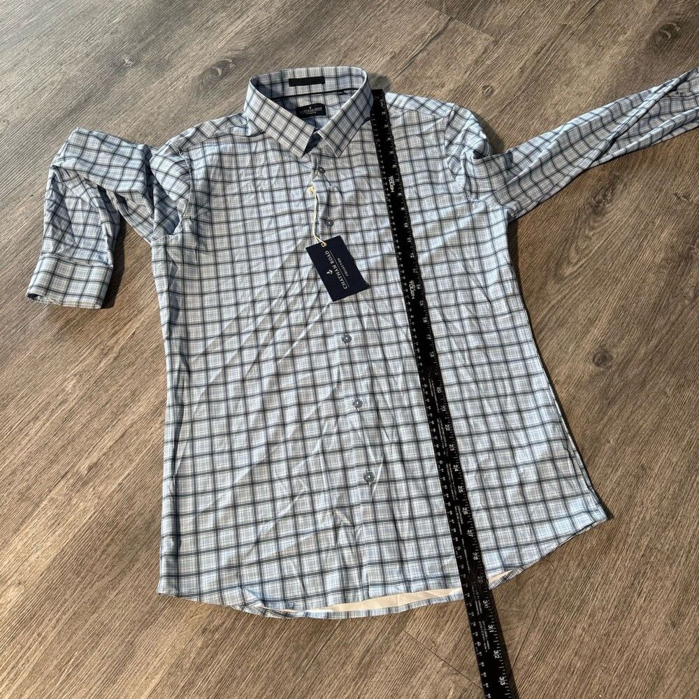 Chatham Road Collection Long Sleeve Button Down Casual Blue Gray Plaid NWT Small - Picture 5 of 10